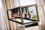 Beleuchtung Hanglamp, 7-lichts, H340 zwart in Staal