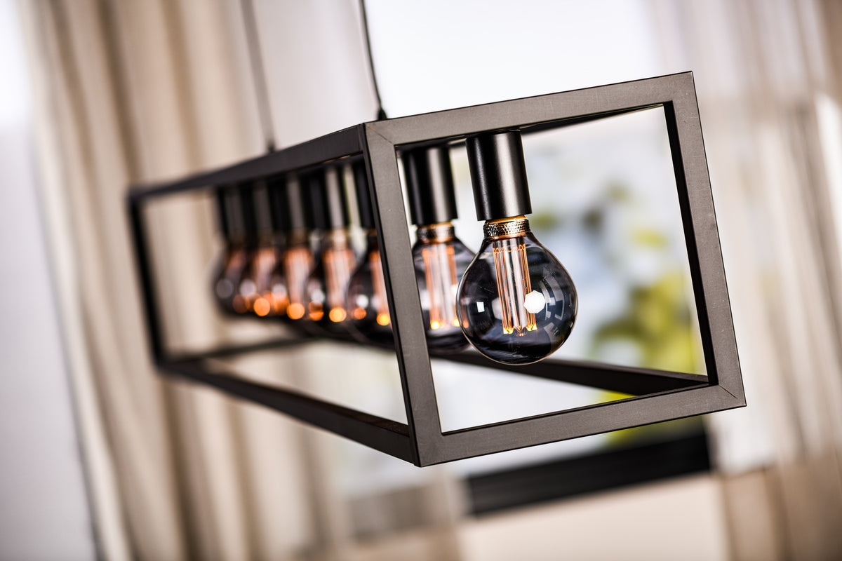 Beleuchtung Hanglamp, 7-lichts, H340 zwart in Staal
