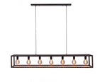 Beleuchtung Hanglamp, 7-lichts, H340 zwart in Staal