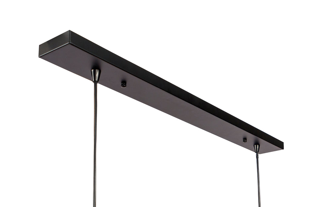 Beleuchtung Hanglamp, 7-lichts, H340 zwart in Staal