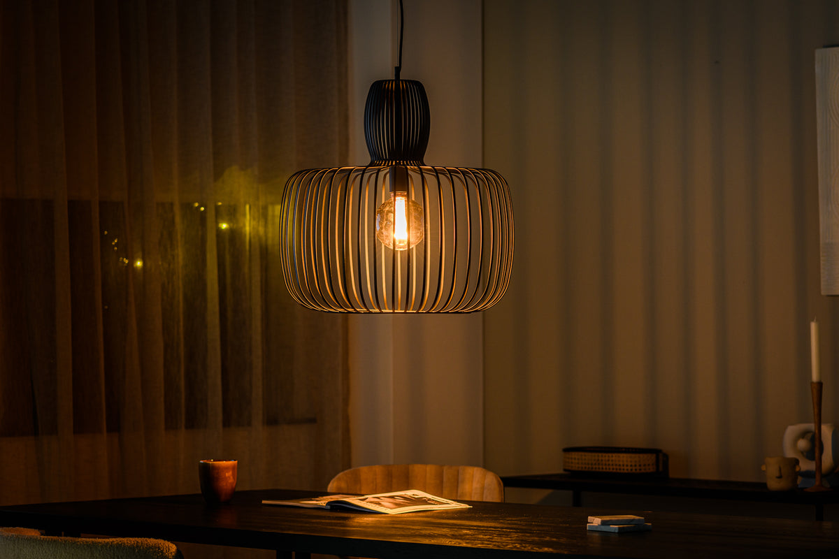Beleuchtung Hanglamp, 55 cm, H340 zwart in Staal