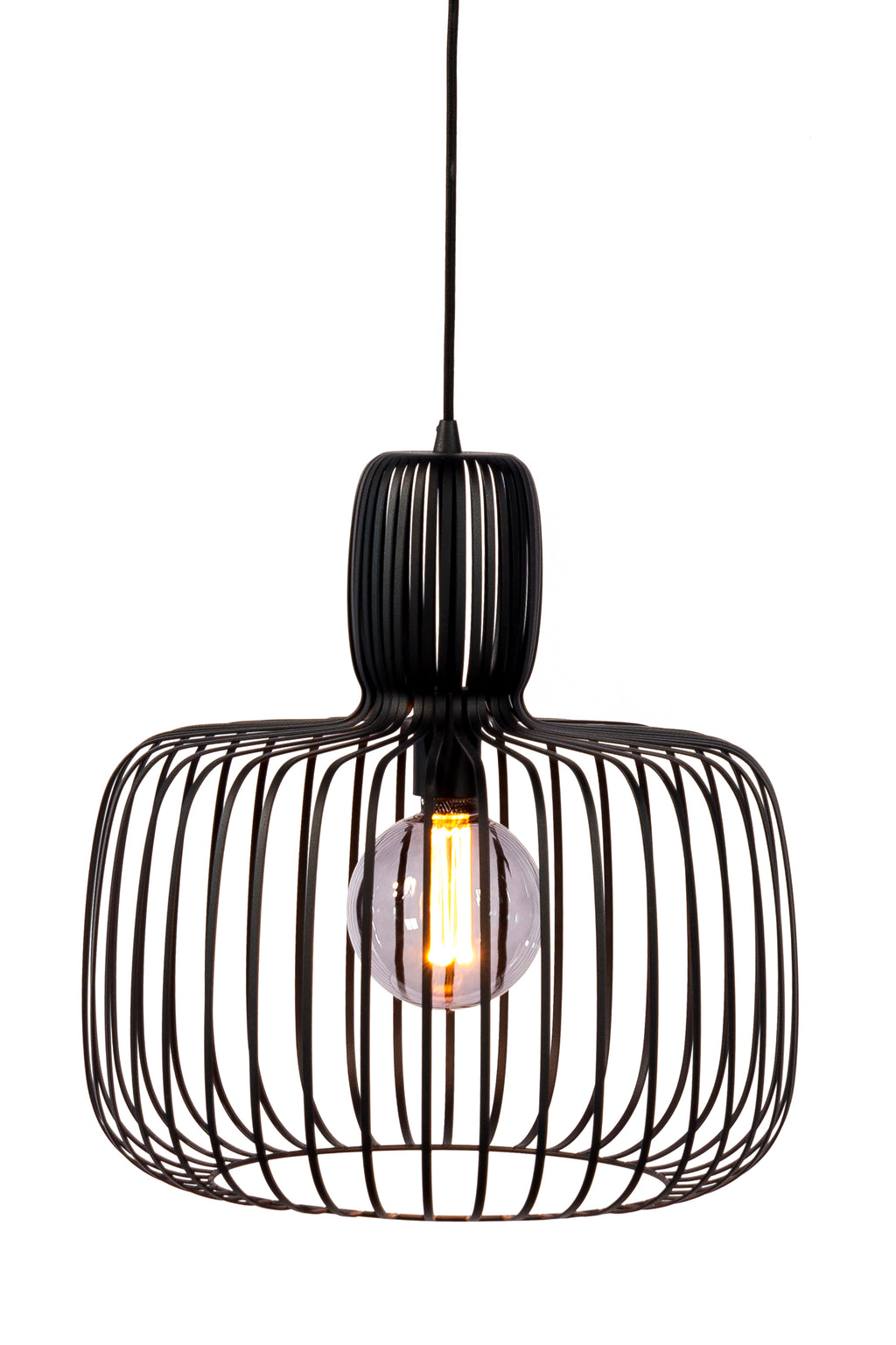 Beleuchtung Hanglamp, 55 cm, H340 zwart in Staal