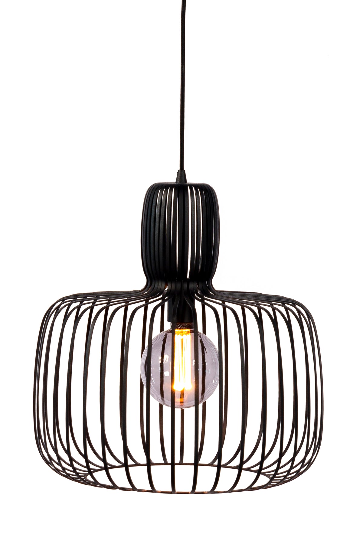 Beleuchtung Hanglamp, 55 cm, H340 zwart in Staal