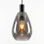 Beleuchtung Hanglamp, 3-lichts, H340 smoke glas