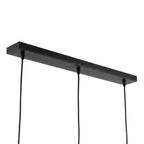 Beleuchtung Hanglamp, 3-lichts, H340 smoke glas