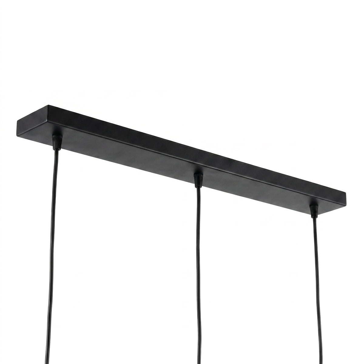 Beleuchtung Hanglamp, 3-lichts, H340 smoke glas