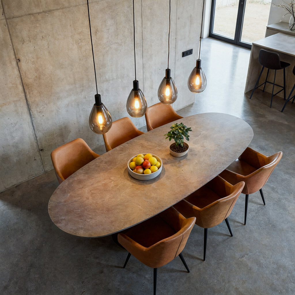 Beleuchtung Hanglamp, 4-lichts, H340 smoke glas