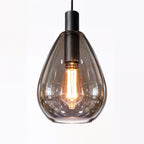 Beleuchtung Hanglamp, 4-lichts, H340 smoke glas