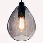 Beleuchtung Hanglamp, 5-lichts, H340 smoke glas