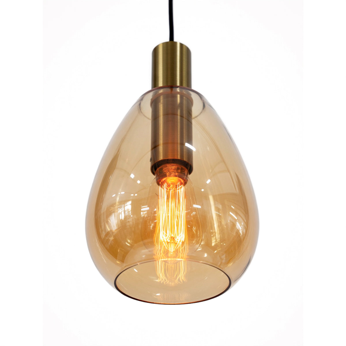 Beleuchtung Hanglamp, 5-lichts, H550 amber glas