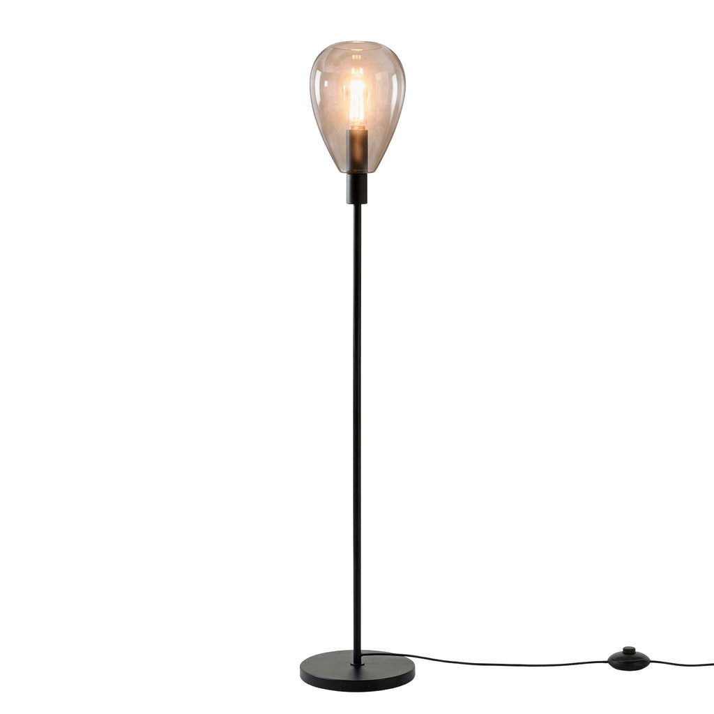 Beleuchtung Vloerlamp, 1-lichts, V340 smoke glas
