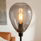 Beleuchtung Vloerlamp, 1-lichts, V340 smoke glas
