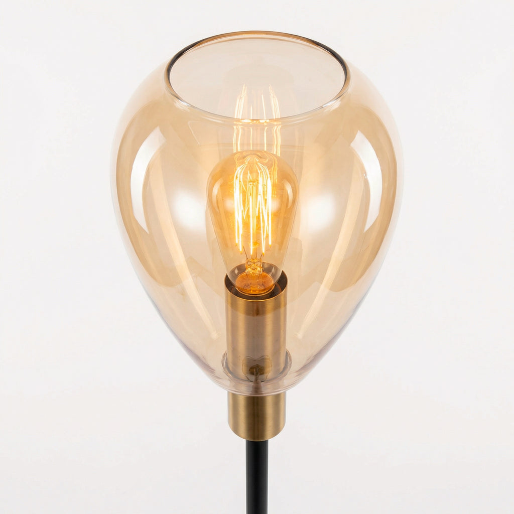 Beleuchtung Vloerlamp, 1-lichts, V550 amber glas