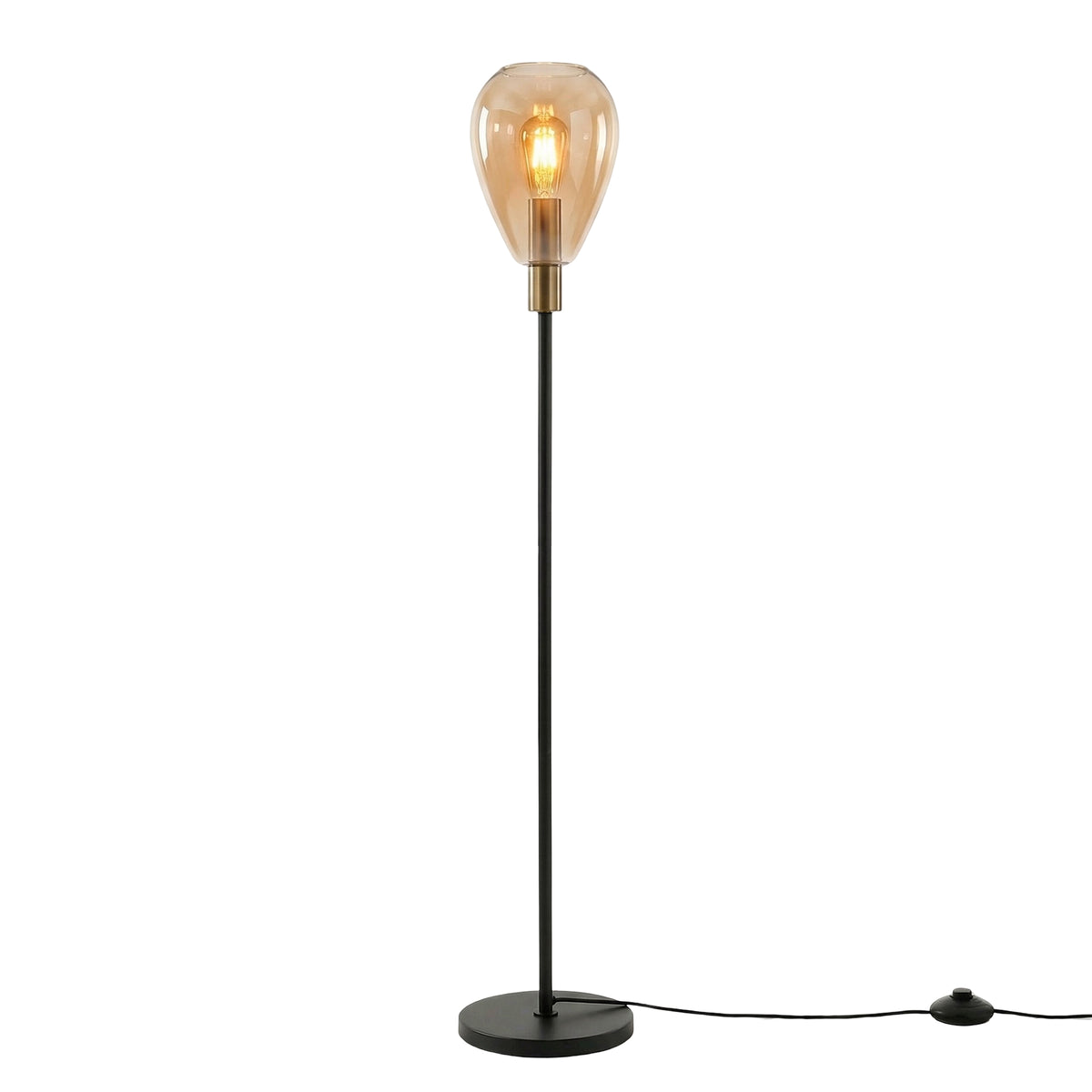 Beleuchtung Vloerlamp, 1-lichts, V550 amber glas