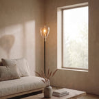 Beleuchtung Vloerlamp, 1-lichts, V550 amber glas