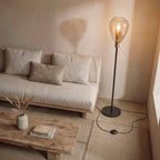 Beleuchtung Vloerlamp, 1-lichts, V550 amber glas