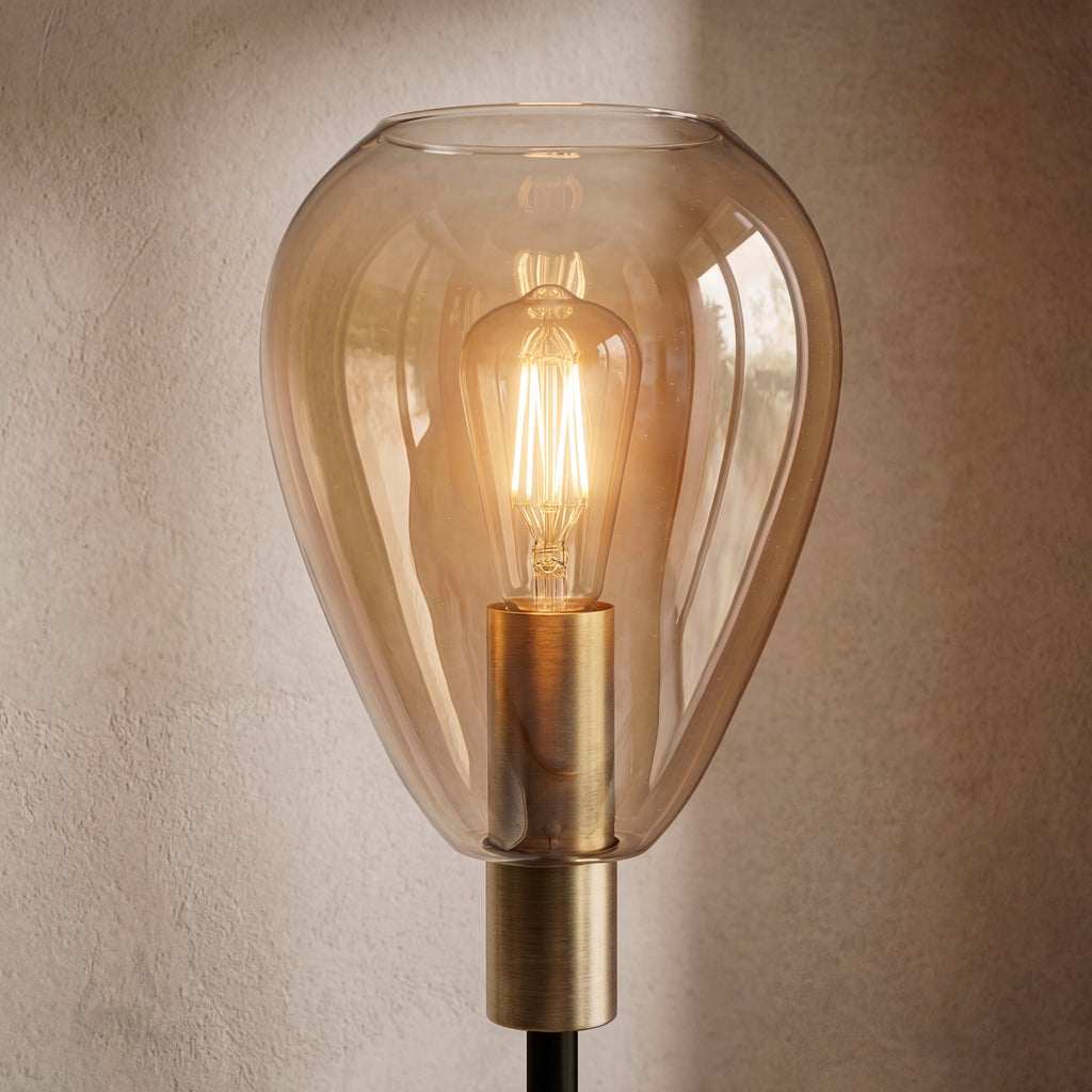 Beleuchtung Vloerlamp, 1-lichts, V550 amber glas