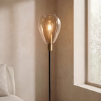 Beleuchtung Vloerlamp, 1-lichts, V550 amber glas