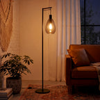 Beleuchtung Vloerlamp, 1-lichts, V340 smoke glas