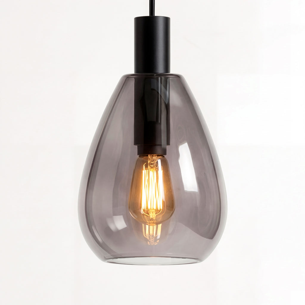 Beleuchtung Vloerlamp, 1-lichts, V340 smoke glas