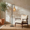 Beleuchtung Vloerlamp, 1-lichts, V550 amber glas