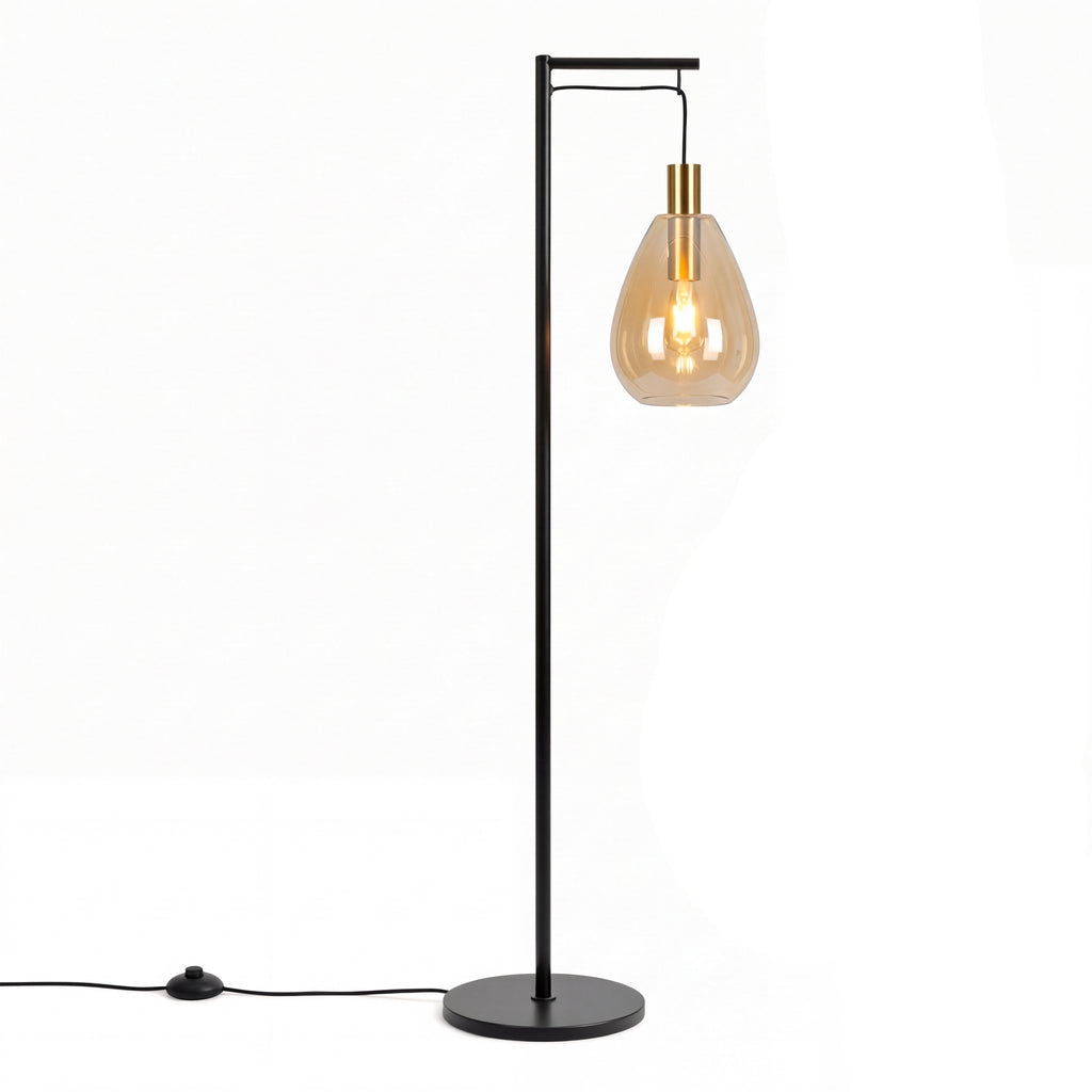 Beleuchtung Vloerlamp, 1-lichts, V550 amber glas