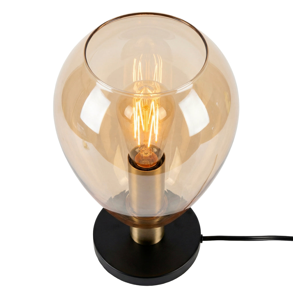Beleuchtung Tafellamp, 1-lichts, T550 amber glas