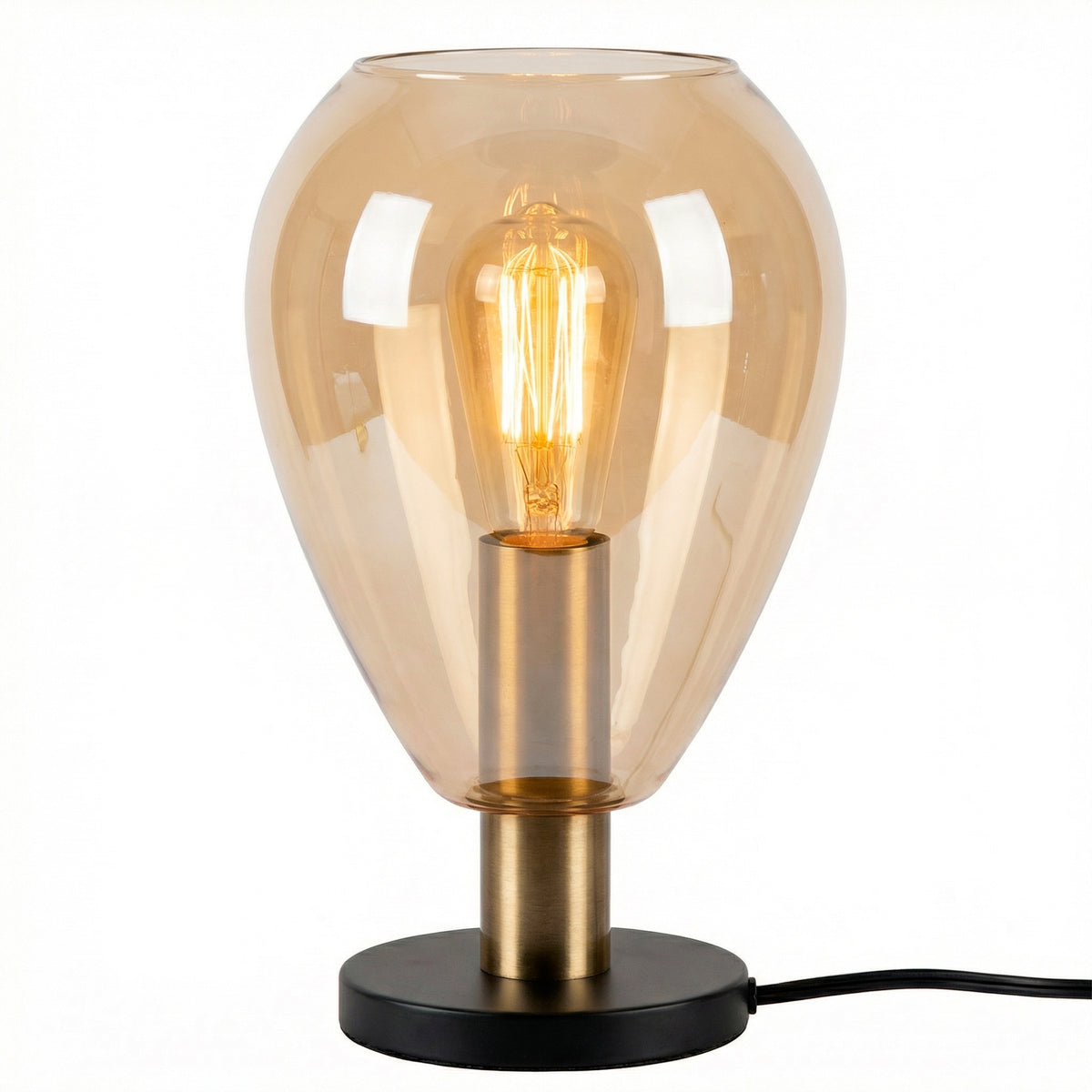Beleuchtung Tafellamp, 1-lichts, T550 amber glas