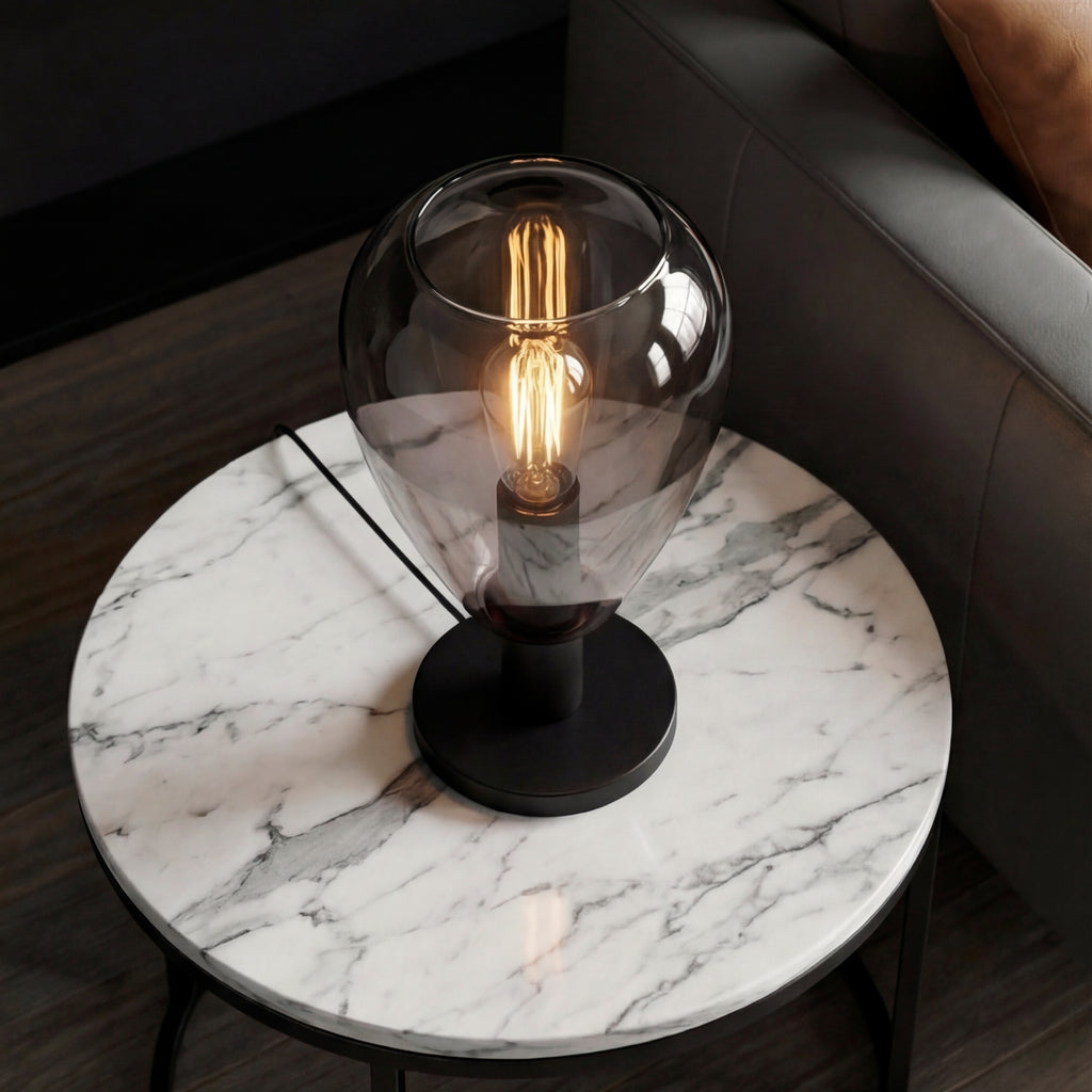 Beleuchtung Tafellamp, 1-lichts, T340 smoke glas