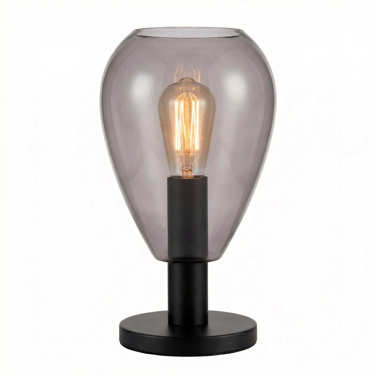 Beleuchtung Tafellamp, 1-lichts, T340 smoke glas
