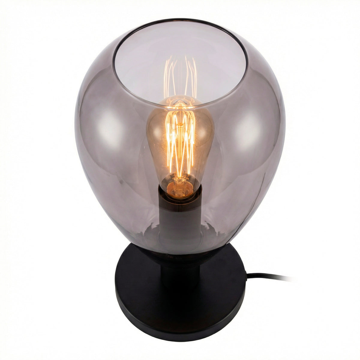 Beleuchtung Tafellamp, 1-lichts, T340 smoke glas