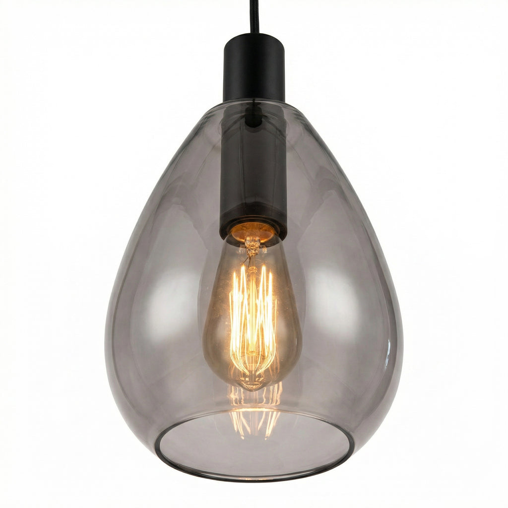 Beleuchtung Wandlamp, 1-lichts, W340 smoke glas
