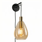 Beleuchtung Wandlamp, 1-lichts, W550 amber glas