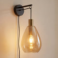 Beleuchtung Wandlamp, 1-lichts, W550 amber glas
