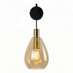 Beleuchtung Wandlamp, 1-lichts, W550 amber glas