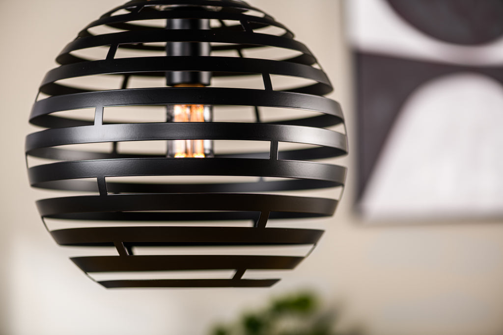 Beleuchtung Hanglamp, 30 cm, H340 zwart in Staal