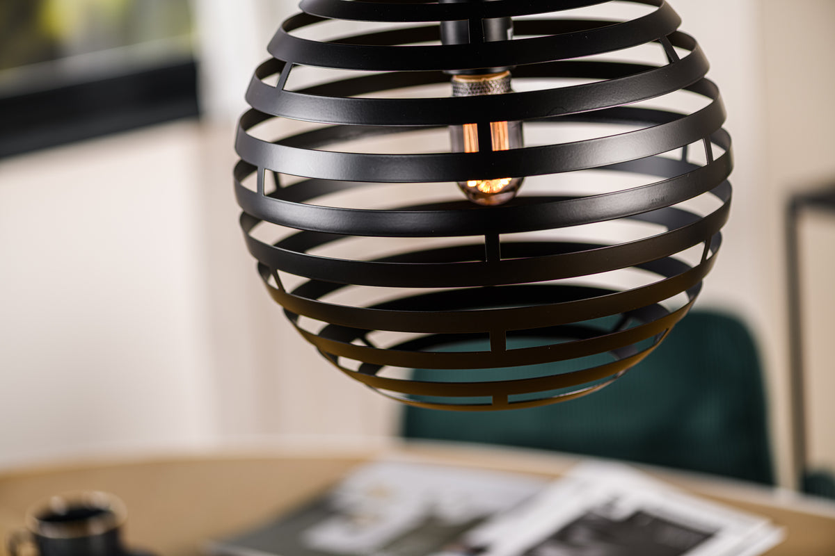Beleuchtung Hanglamp, 30 cm, H340 zwart in Staal
