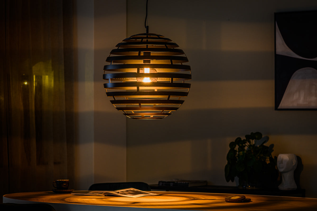 Beleuchtung Hanglamp, 50 cm, H340 zwart in Staal