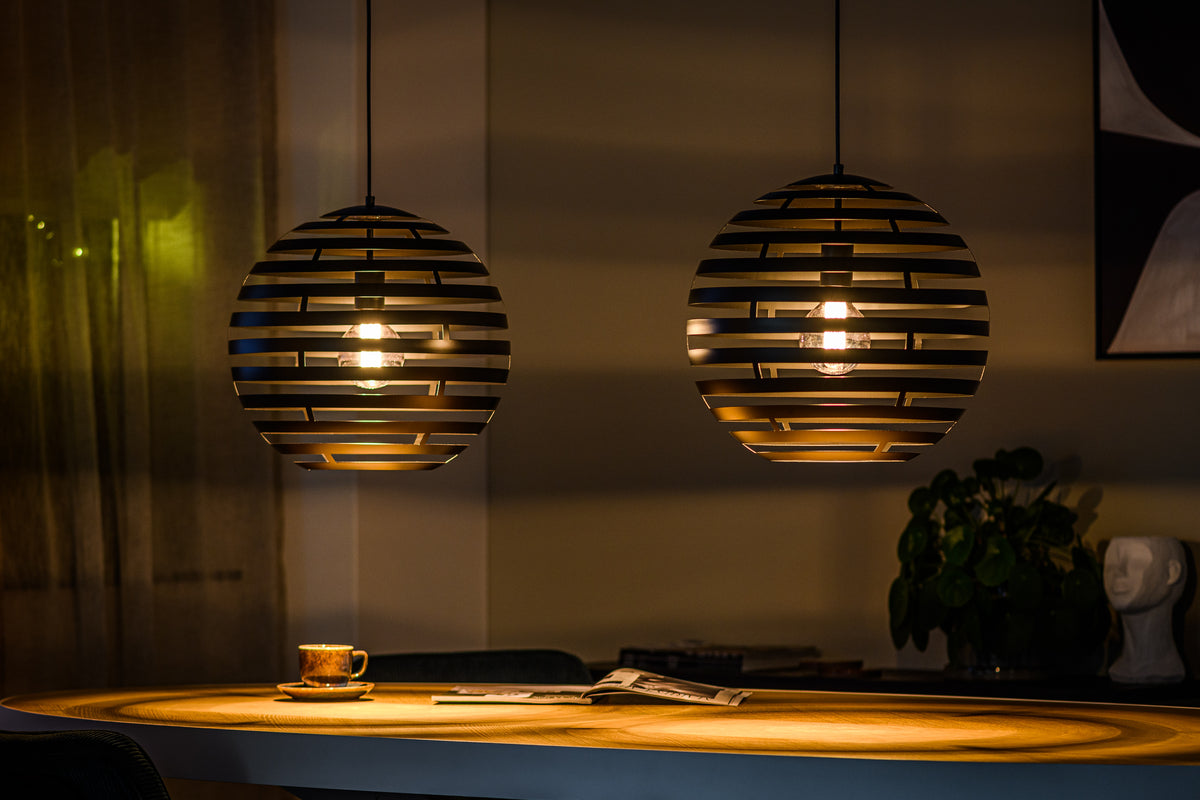 Beleuchtung Hanglamp, 2-lichts, H340 zwart