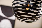 Beleuchtung Hanglamp, 2-lichts, H340 zwart