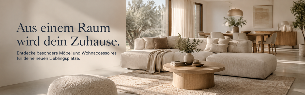 Aus einem Raum wird dein Zuhause – Möbel und Wohnaccessoires bei LIVANO
